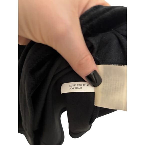 Ralph Lauren Denim Supply Dress Womens Large Velvet Mini Black Beaded - Picture 10 of 10